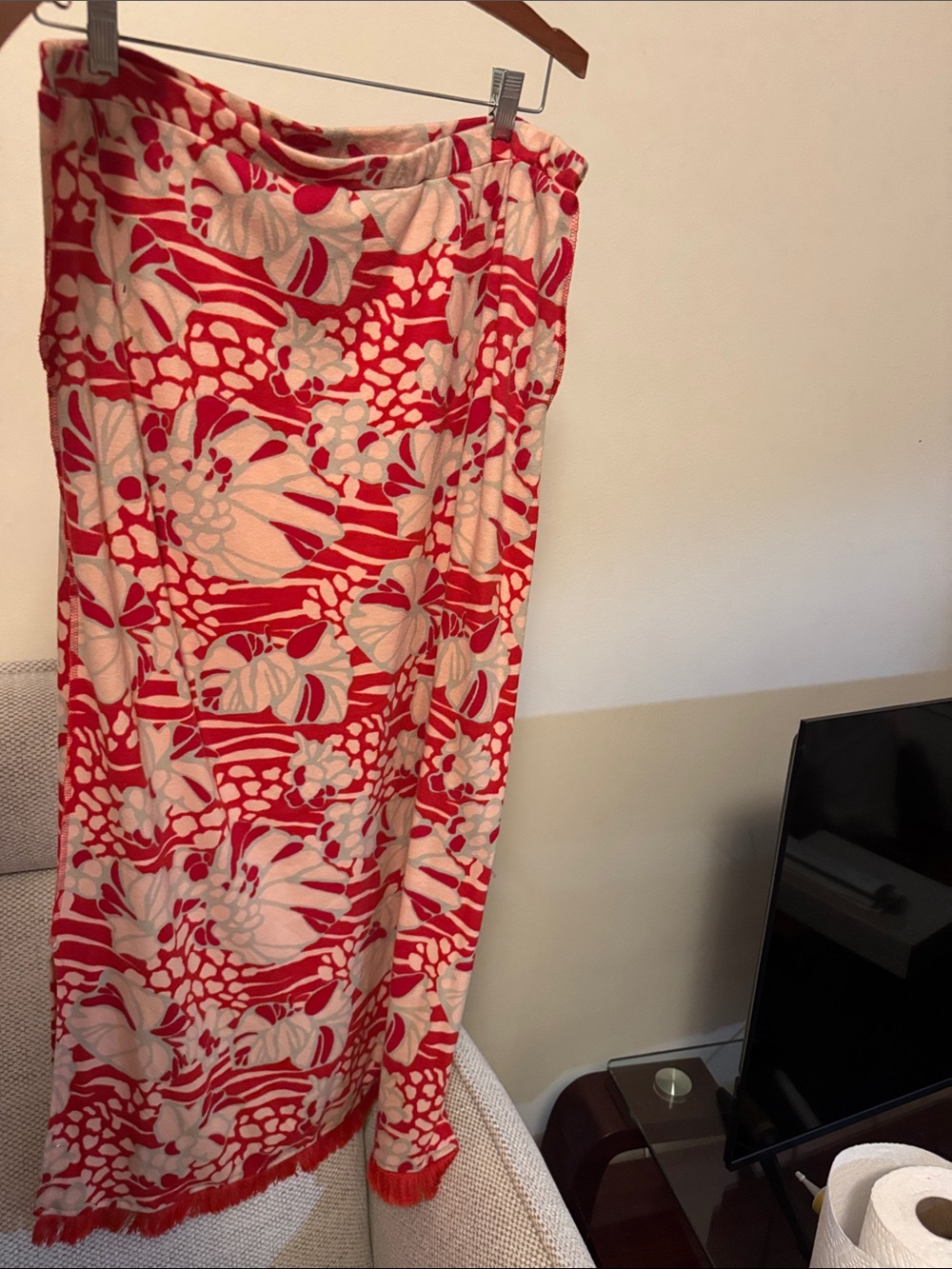 Sonia Rykiel Pink and Red Printed Kids Dress